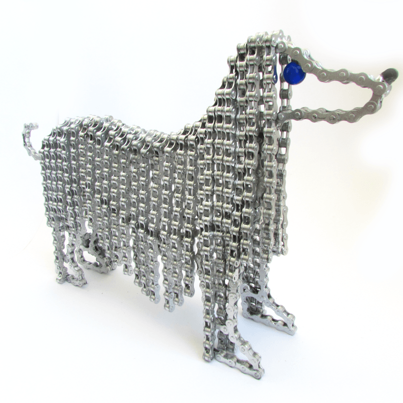 Afghan Hound Dog Sculpture (Princess) | UNCHAINED by NIRIT LEVAV PACKER
