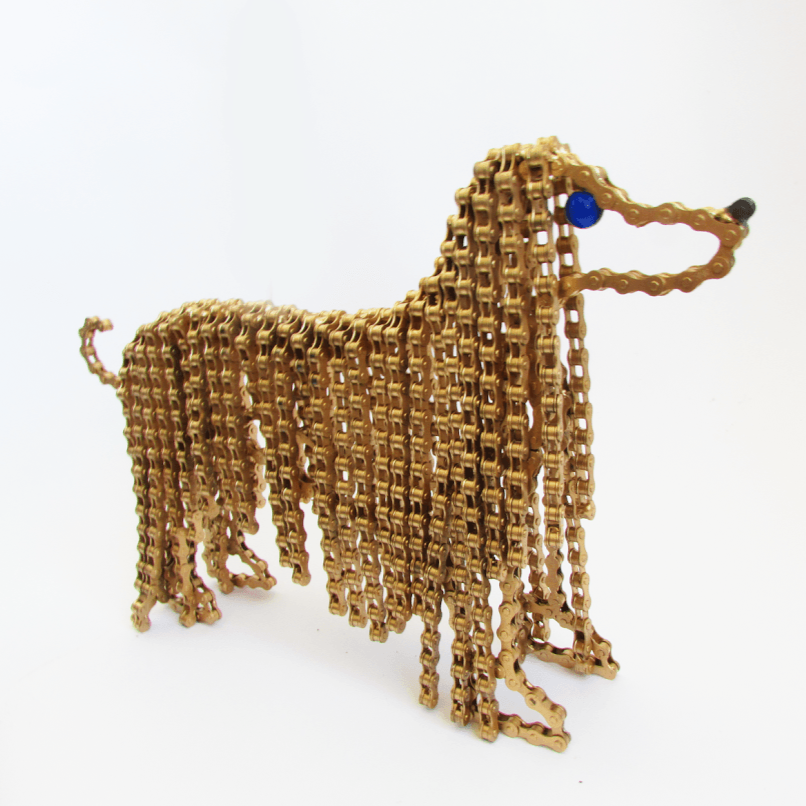 Afghan Hound Dog Sculpture (Princess) | UNCHAINED by NIRIT LEVAV PACKER