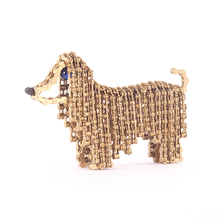 Afghan Hound Dog Sculpture (Princess) | UNCHAINED by NIRIT LEVAV PACKER