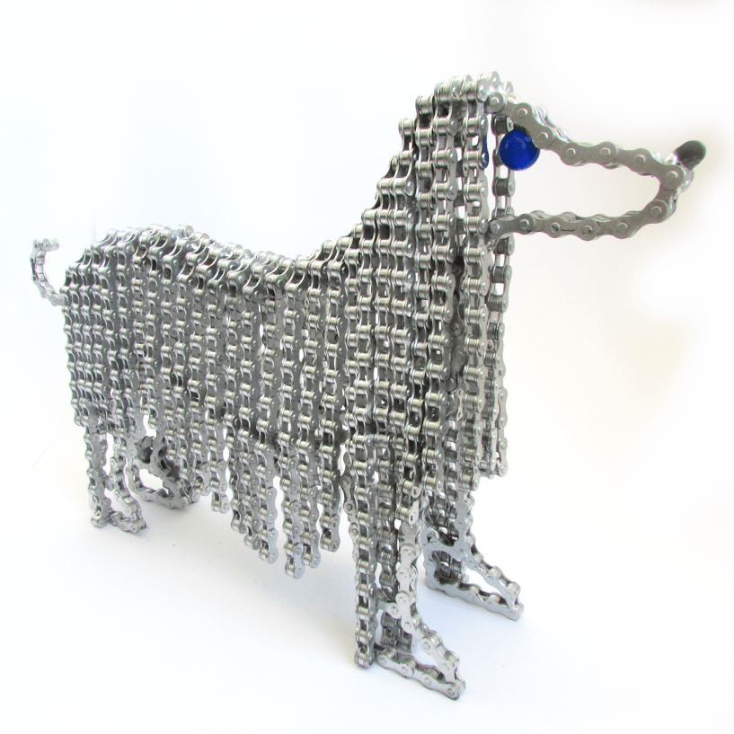 Afghan Hound Dog Sculpture (Princess) | UNCHAINED by NIRIT LEVAV PACKER