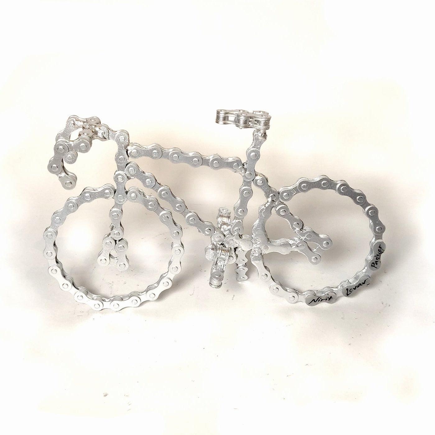 Bicycle sculpture (Champ) | UNCHAINED by NIRIT LEVAV PACKER