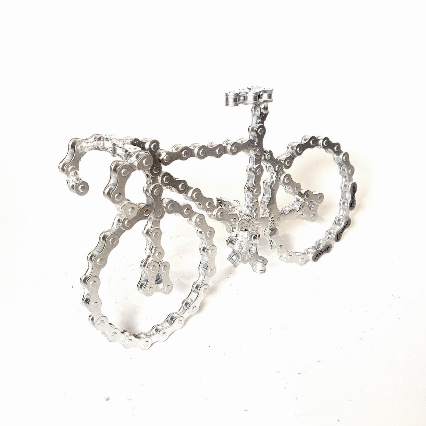 Bicycle sculpture (Champ) | UNCHAINED by NIRIT LEVAV PACKER