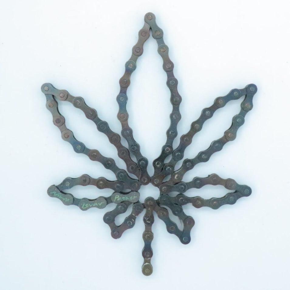Cannabis Leaf Sculpture | UNCHAINED by NIRIT LEVAV PACKER