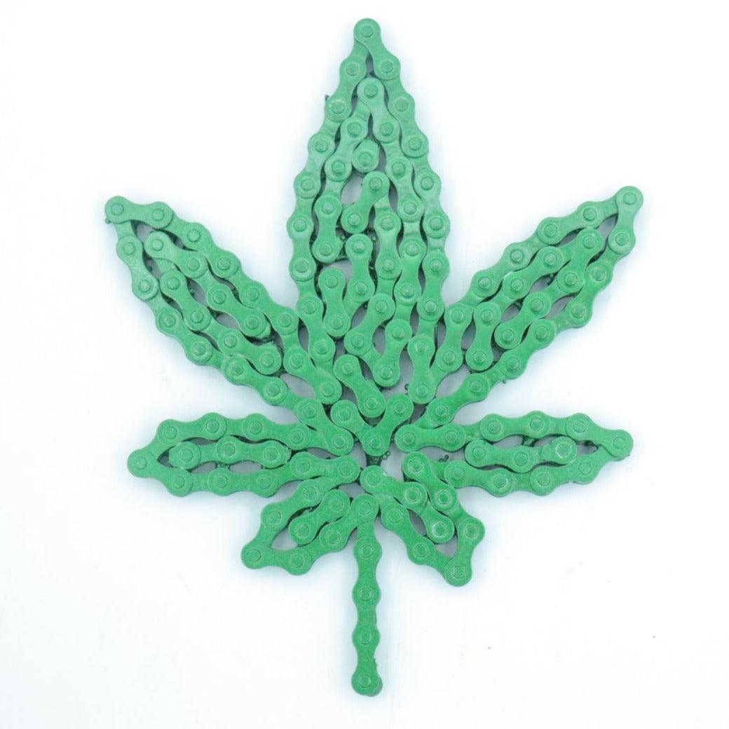 Cannabis Leaf Sculpture | UNCHAINED by NIRIT LEVAV PACKER
