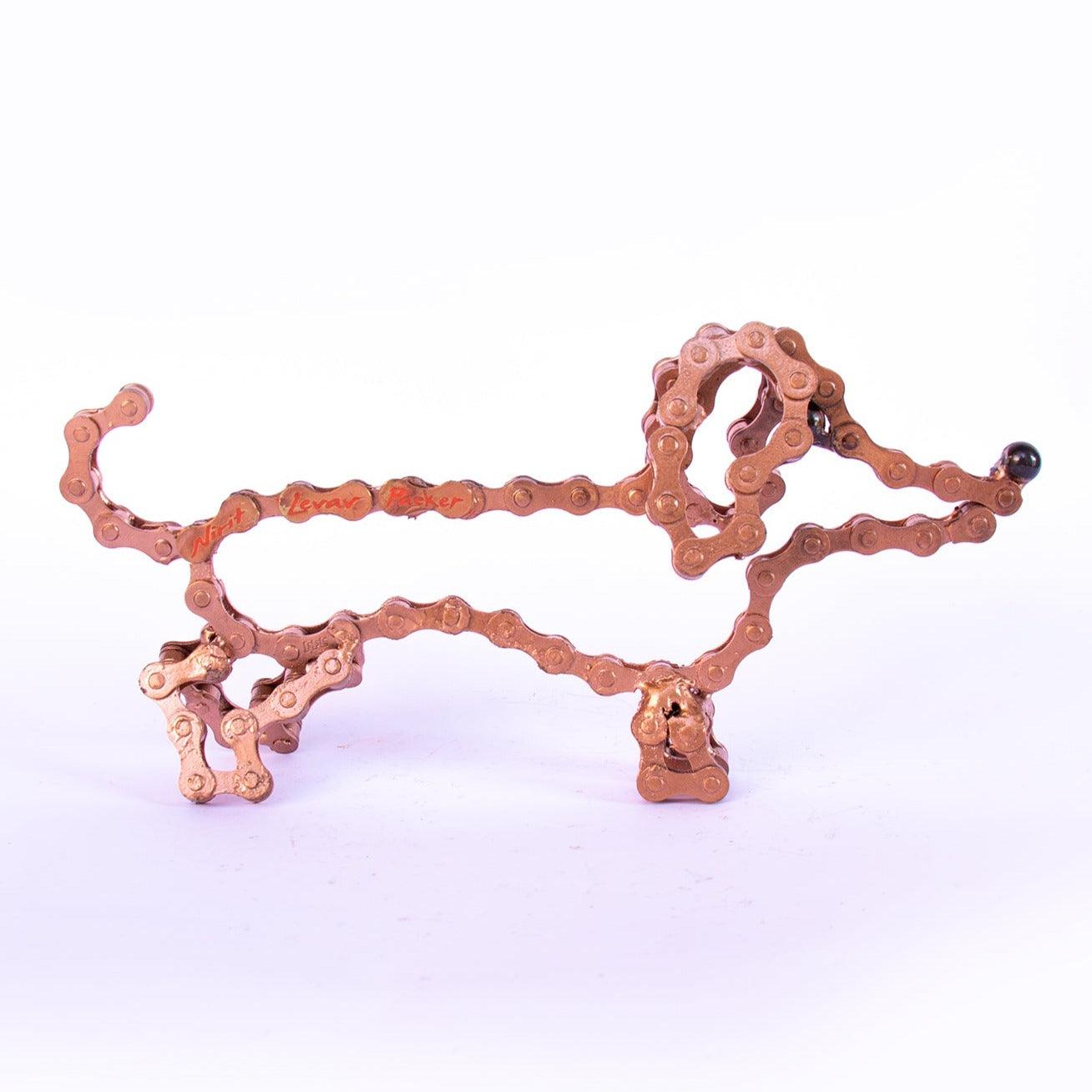 Dachshund Sculpture (Hot Dog) | UNCHAINED by NIRIT LEVAV PACKER