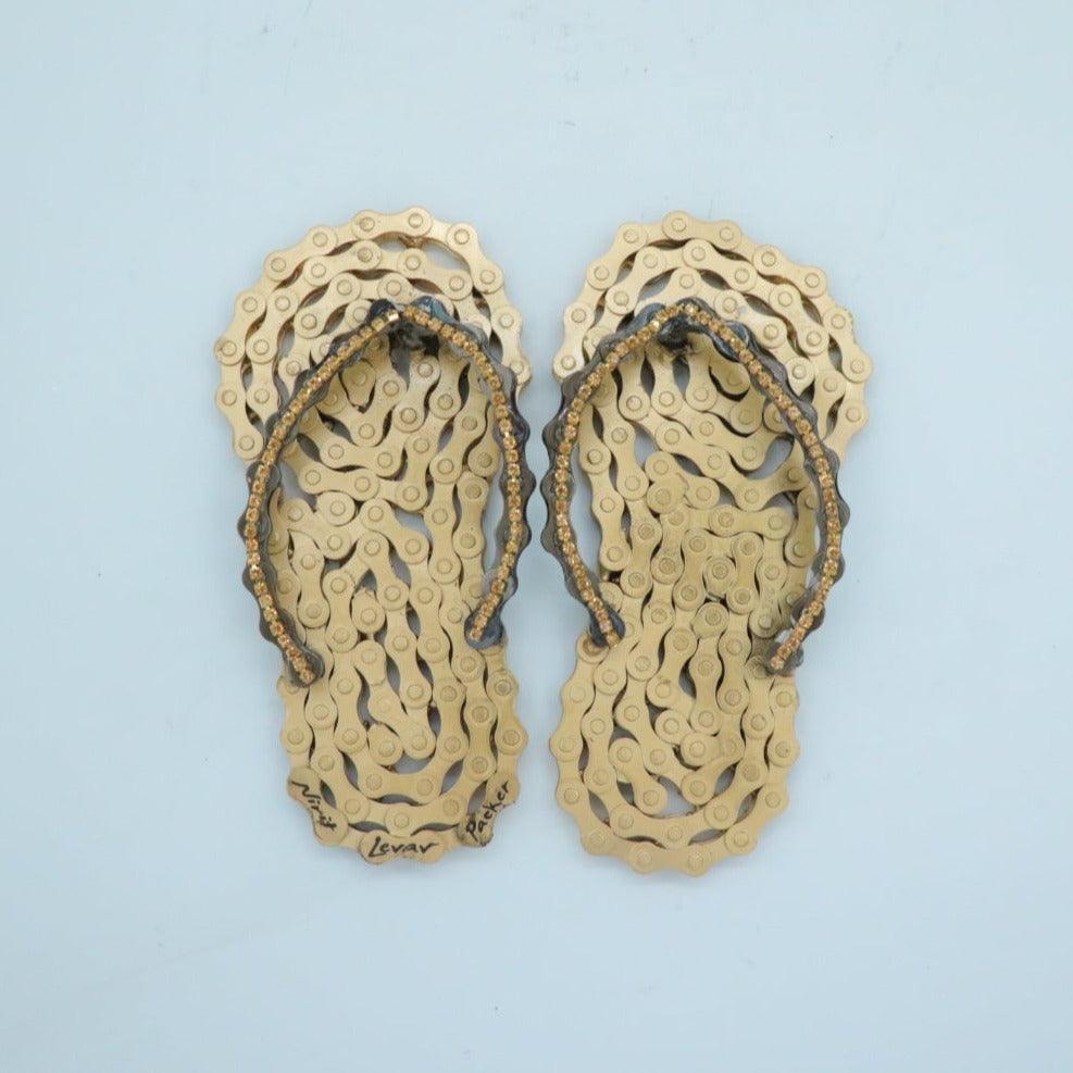 Flip Flops Sculpture | UNCHAINED by NIRIT LEVAV PACKER