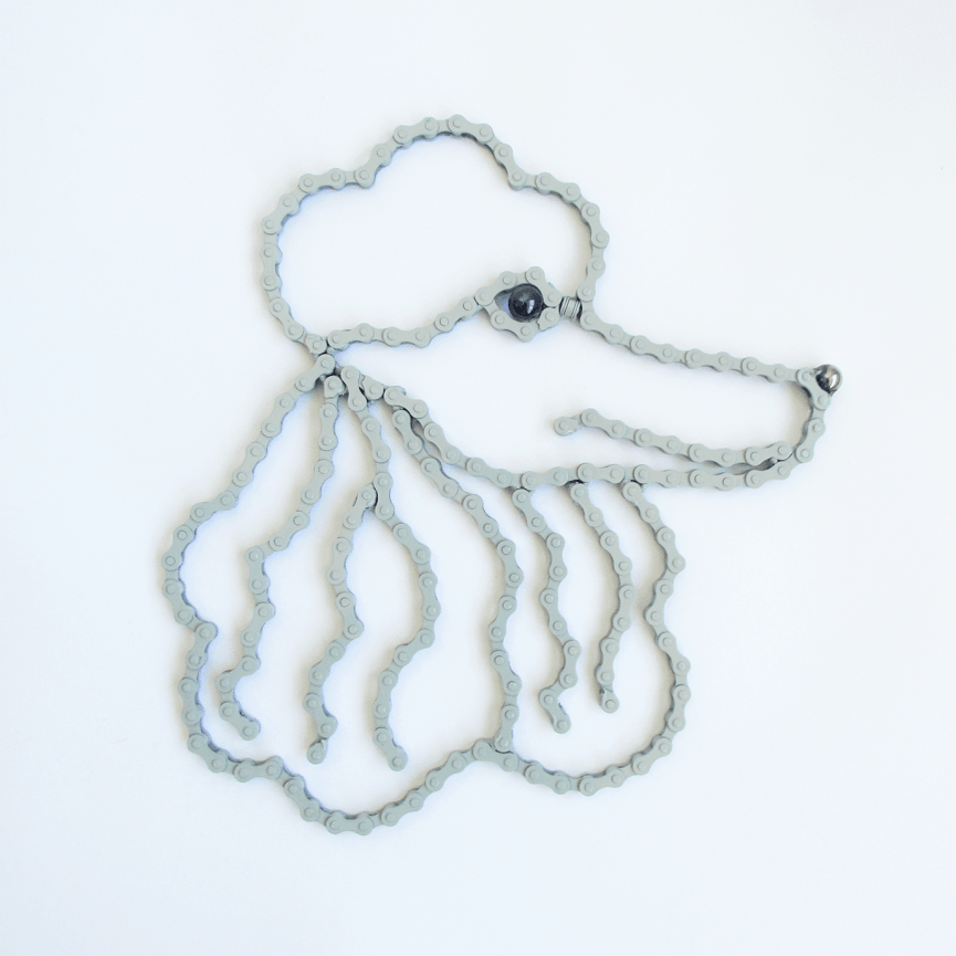 Poodle wall art sculpture (Paris) | UNCHAINED by NIRIT LEVAV PACKER