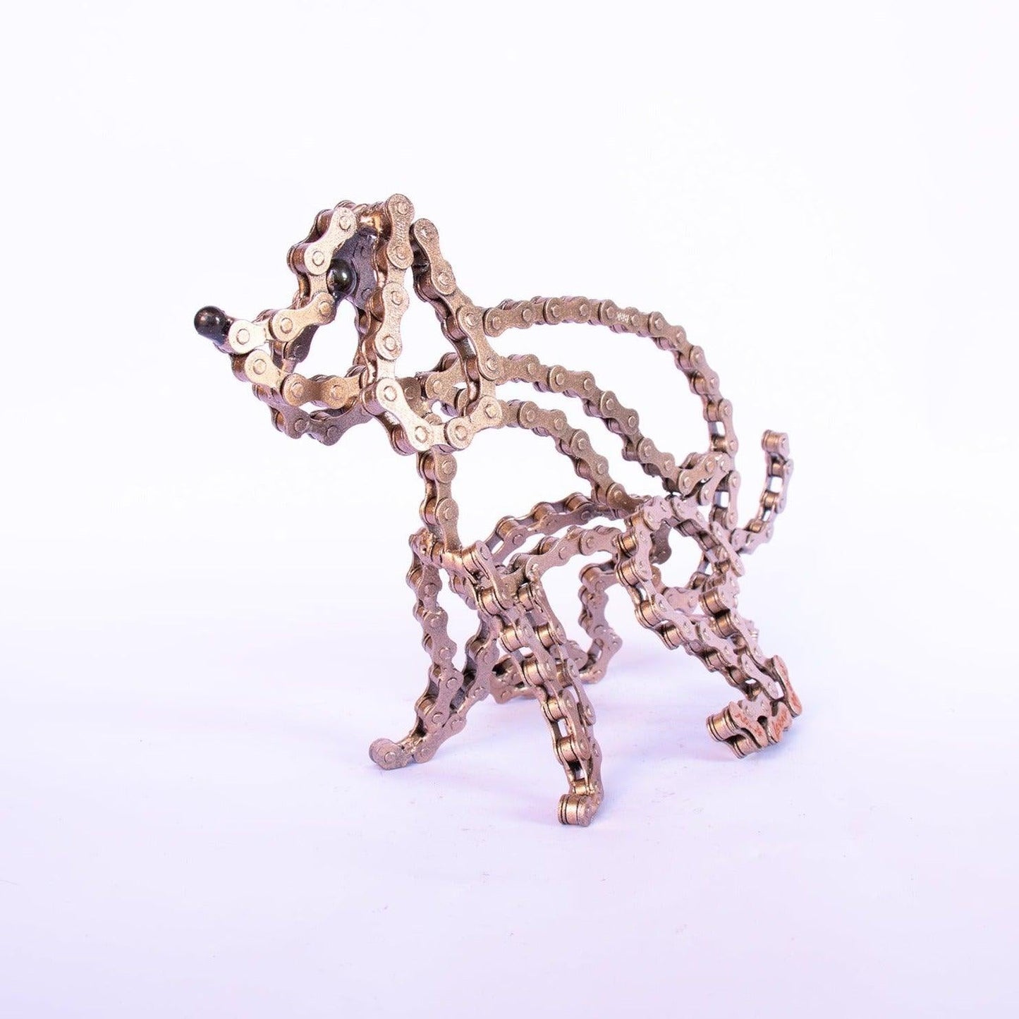 Pooping Dog Sculpture (Tuzzi) | UNCHAINED by NIRIT LEVAV PACKER
