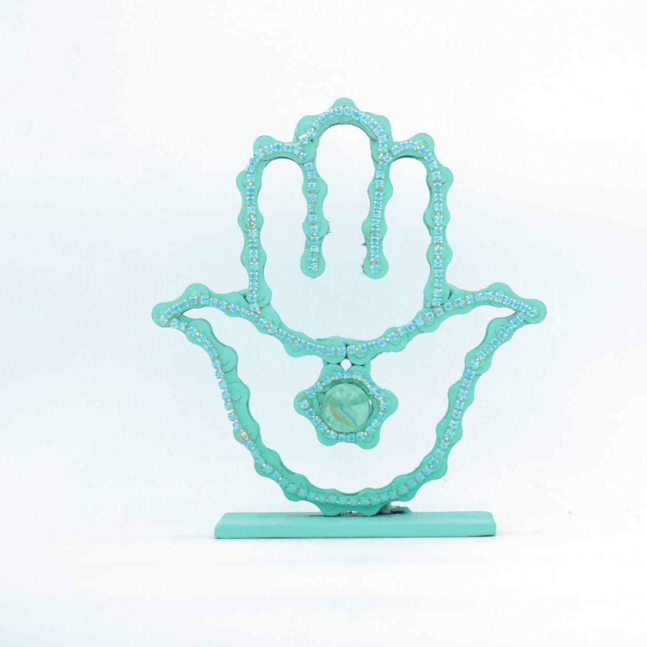 Shimmering Hamsa Sculpture | UNCHAINED by NIRIT LEVAV PACKER