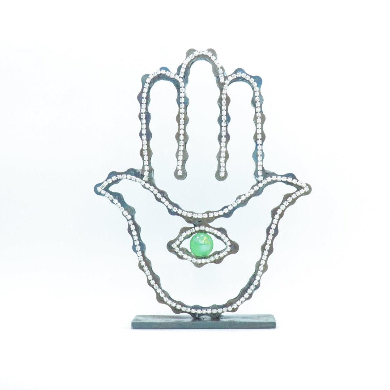 Shimmering Hamsa Sculpture | UNCHAINED by NIRIT LEVAV PACKER