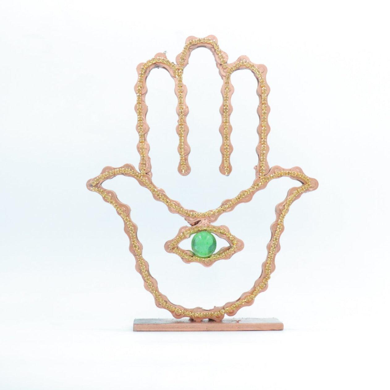 Shimmering Hamsa Sculpture | UNCHAINED by NIRIT LEVAV PACKER