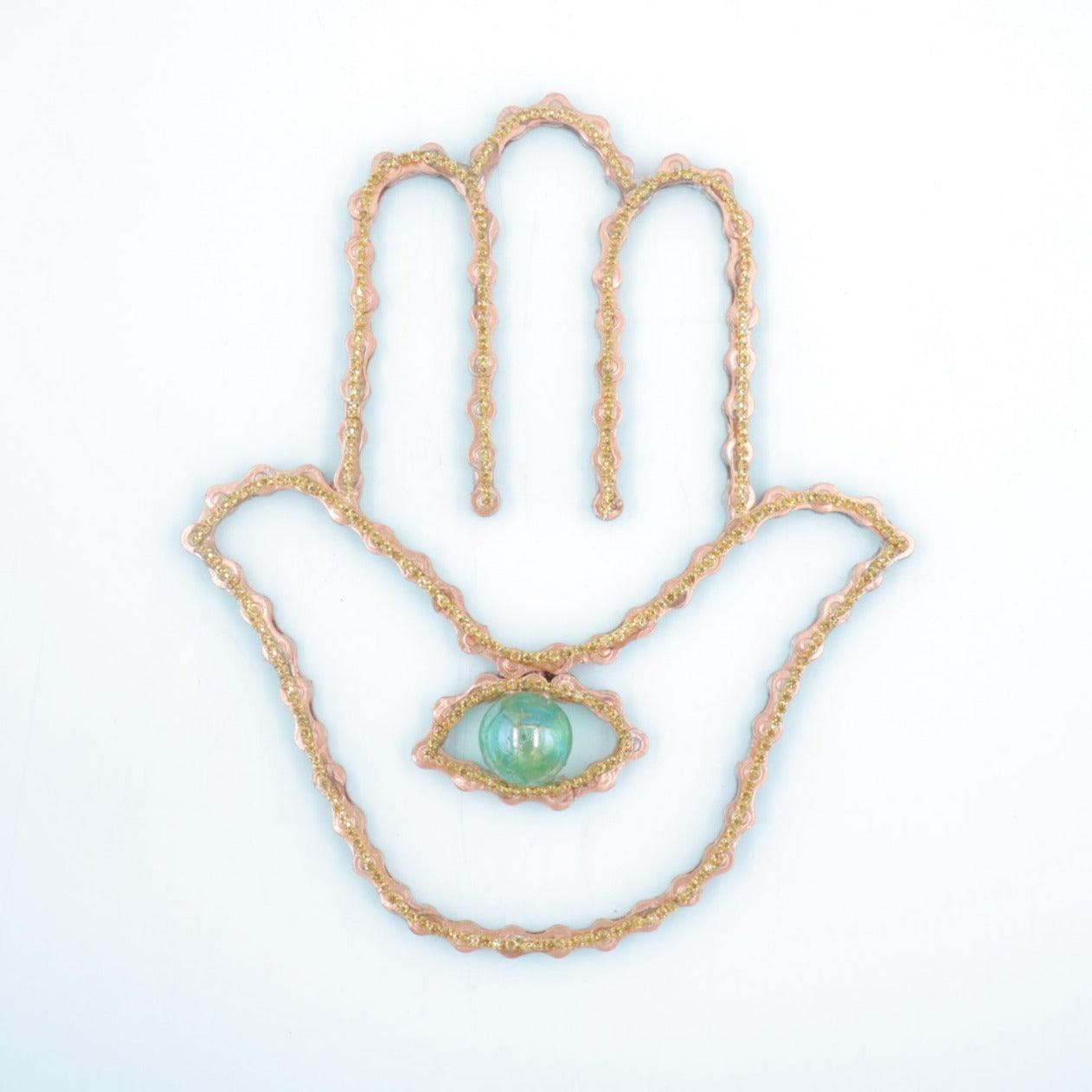 Shimmering Hamsa Sculpture | UNCHAINED by NIRIT LEVAV PACKER