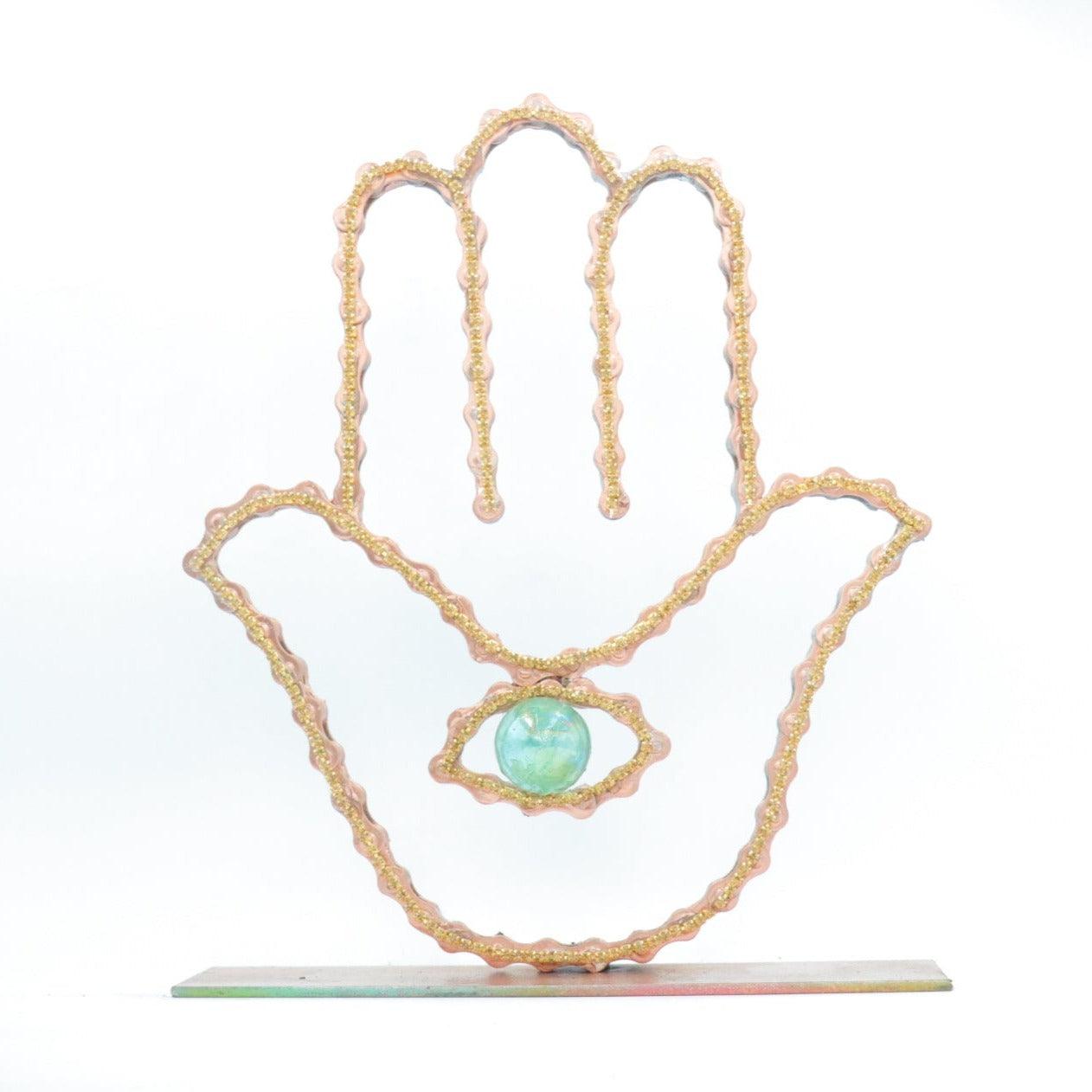 Shimmering Hamsa Sculpture | UNCHAINED by NIRIT LEVAV PACKER