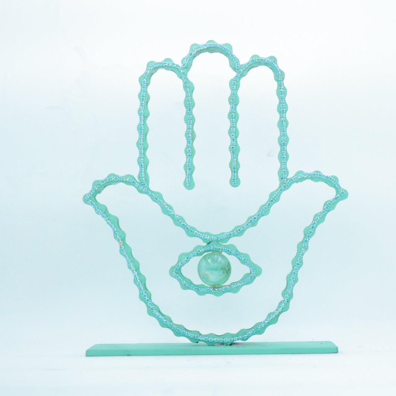 Shimmering Hamsa Sculpture | UNCHAINED by NIRIT LEVAV PACKER