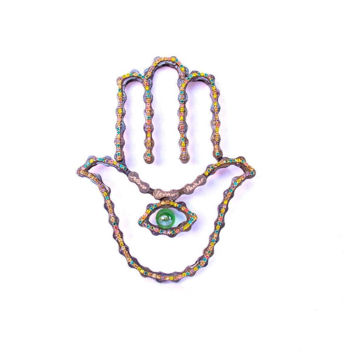 Shimmering Hamsa Sculpture | UNCHAINED by NIRIT LEVAV PACKER