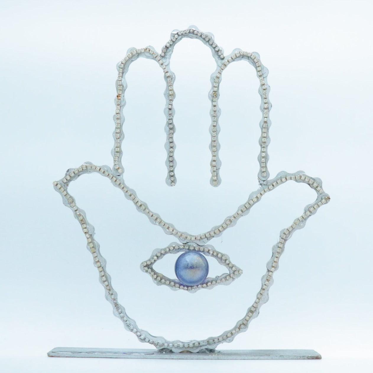 Shimmering Hamsa Sculpture | UNCHAINED by NIRIT LEVAV PACKER