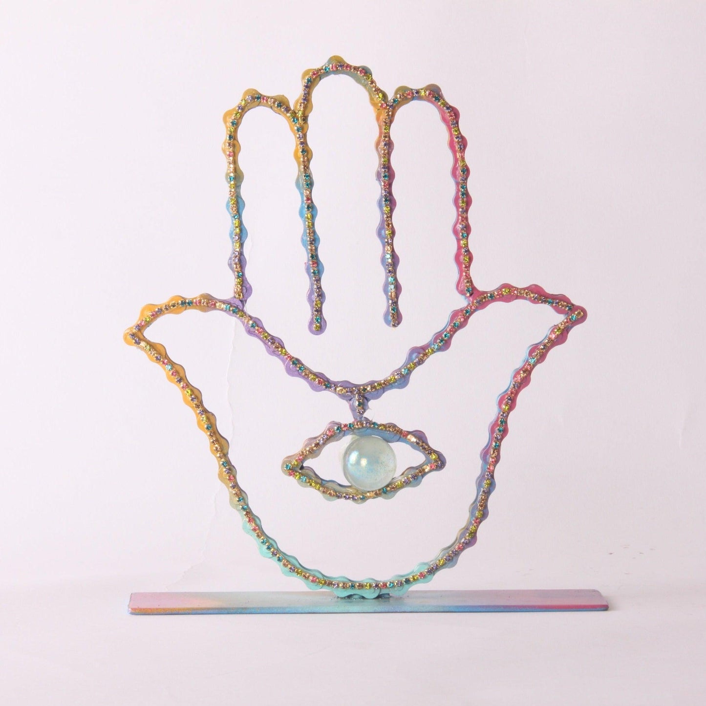 Shimmering Hamsa Sculpture | UNCHAINED by NIRIT LEVAV PACKER