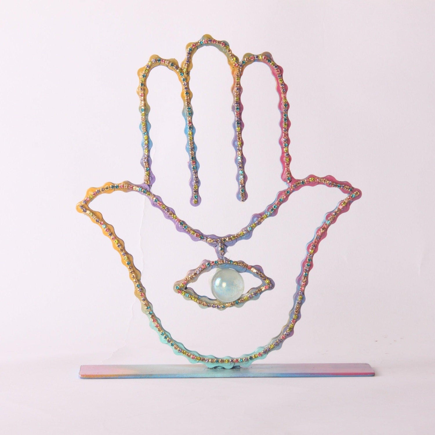 Shimmering Hamsa Sculpture | UNCHAINED by NIRIT LEVAV PACKER