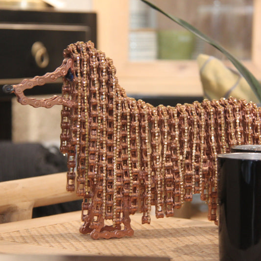 Afghan Hound Dog Sculpture (Princess)