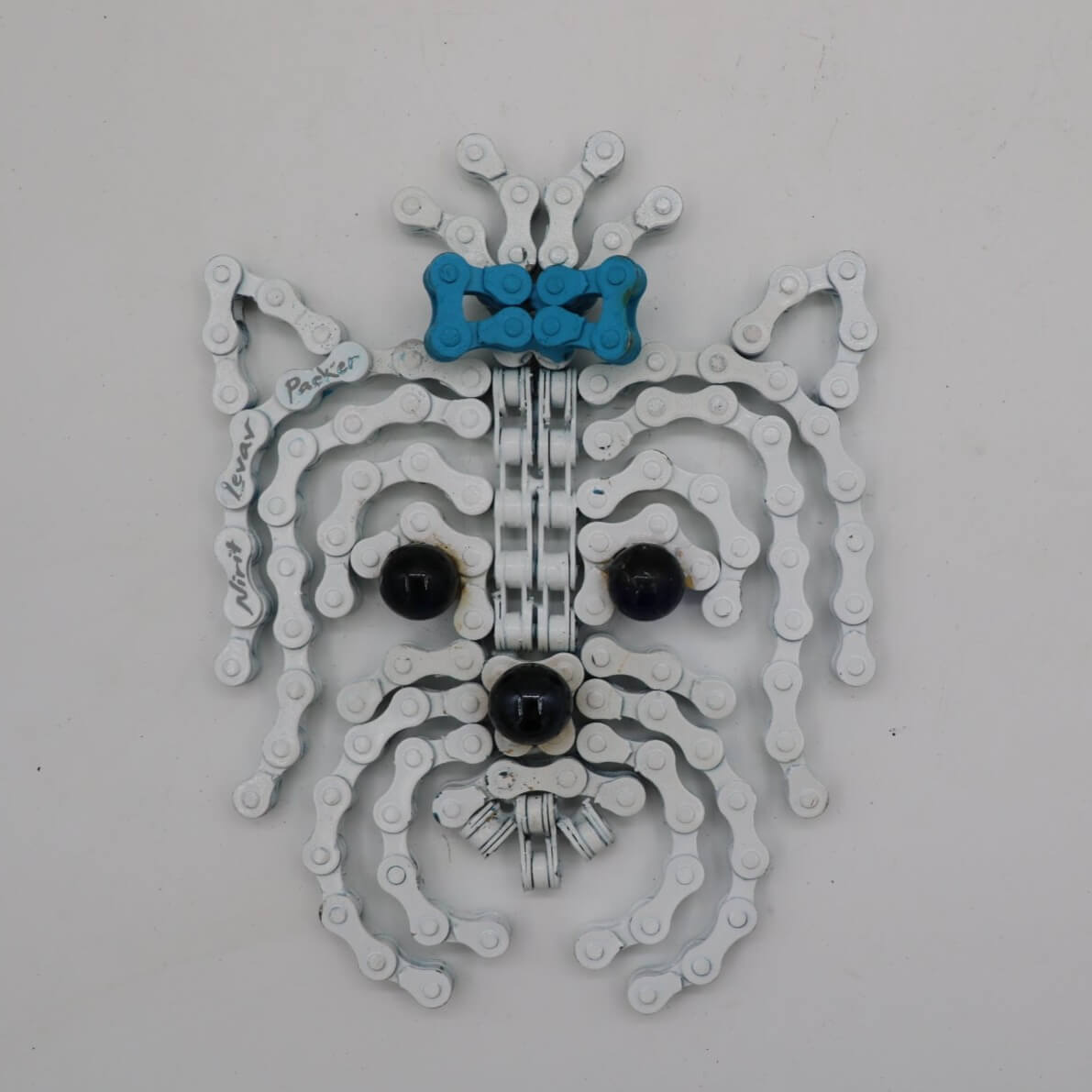 Yorkie dog wall art sculpture (baby choo)