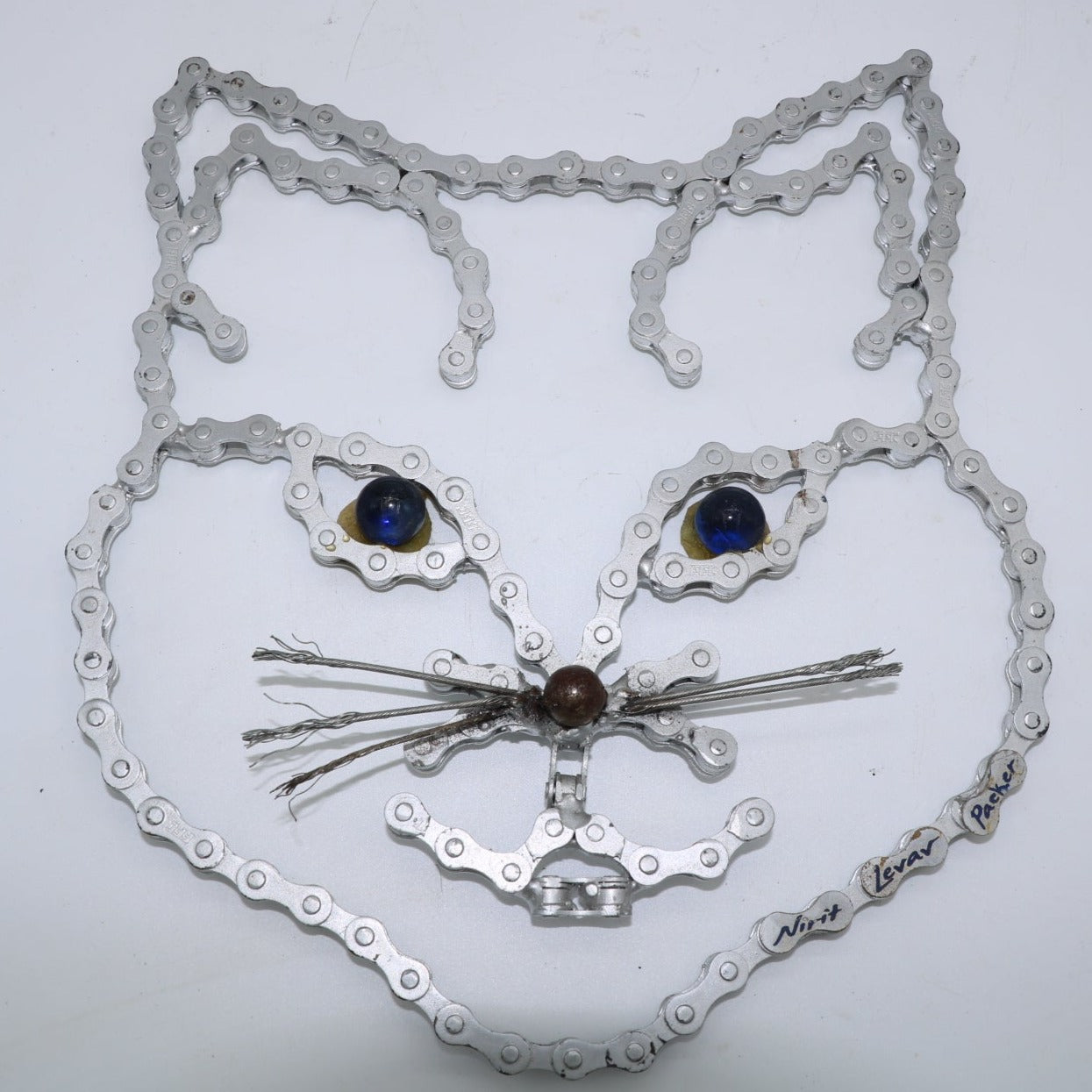 Cat wall art sculpture