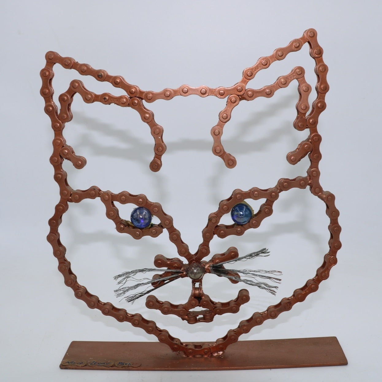 Cat wall art sculpture