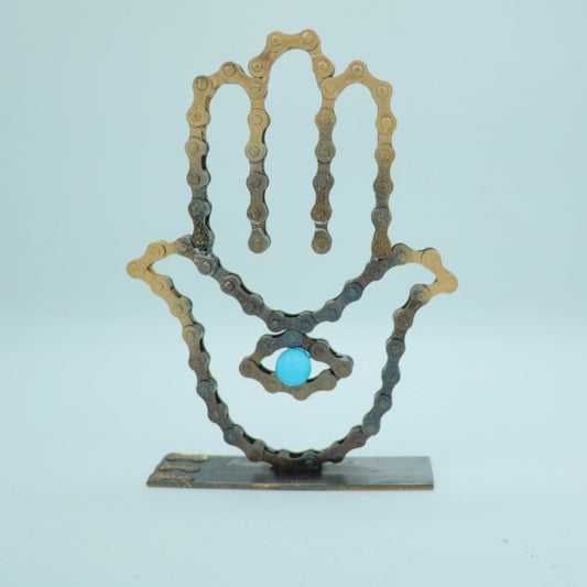 Hamsa Sculpture On A Stand