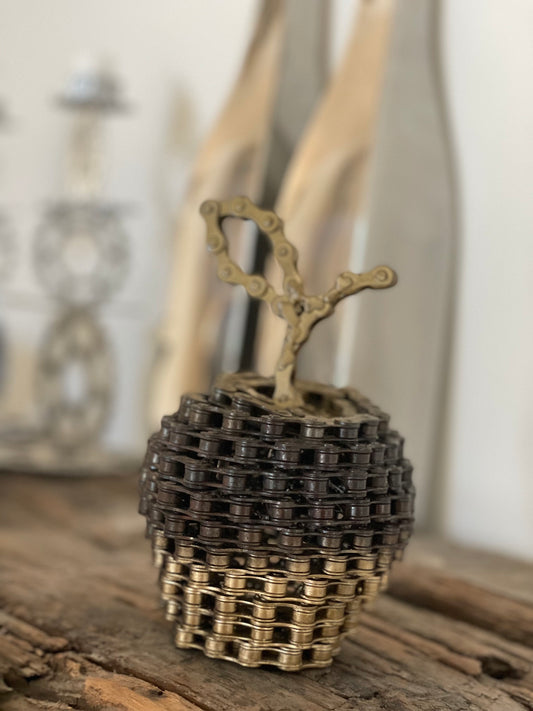 Solid Apple Sculpture