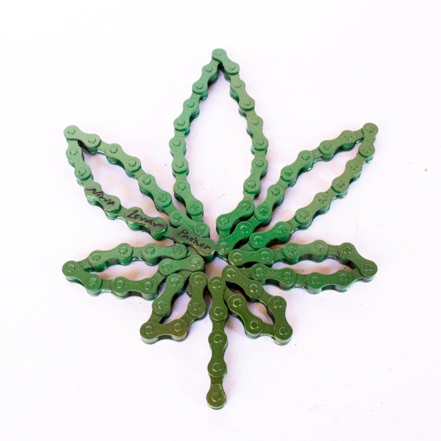 Cannabis Leaf Sculpture | UNCHAINED by NIRIT LEVAV PACKER