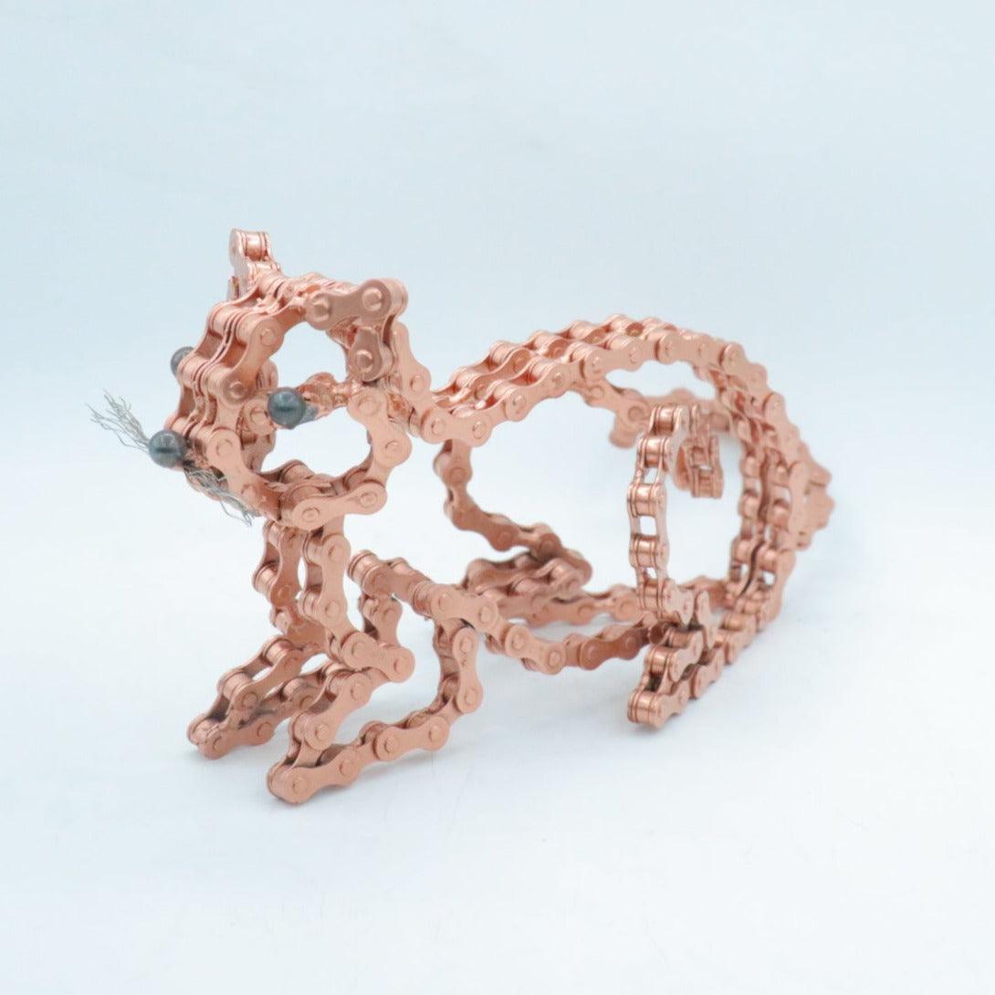 Cat sculpture (Cleo) | UNCHAINED by NIRIT LEVAV PACKER