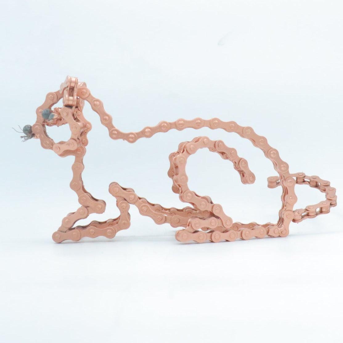 Cat sculpture (Cleo) | UNCHAINED by NIRIT LEVAV PACKER