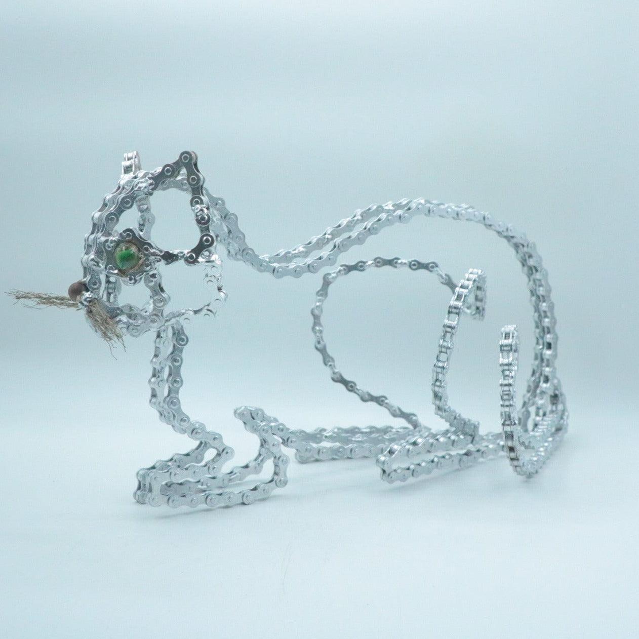 Cat sculpture (Cleo) | UNCHAINED by NIRIT LEVAV PACKER