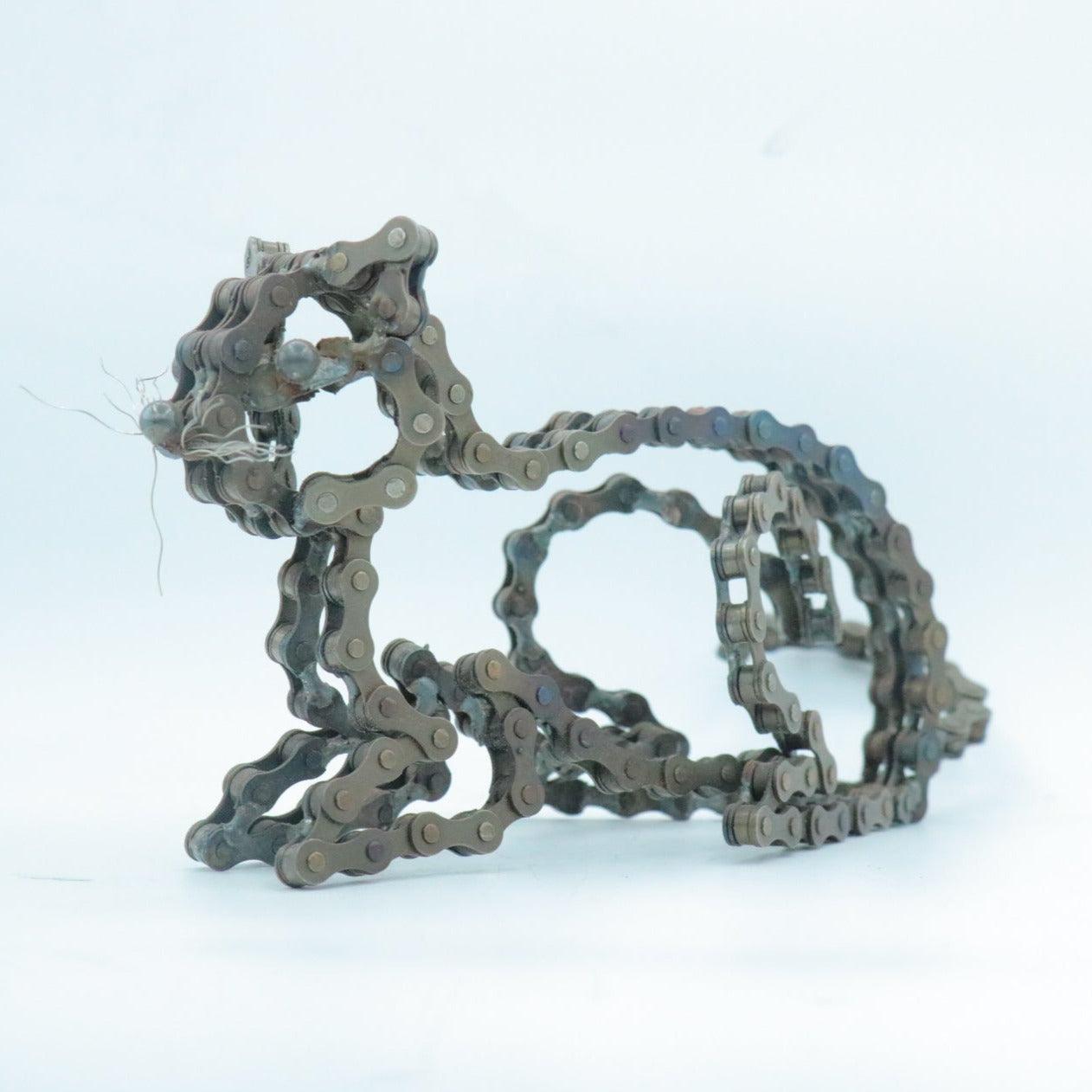 Cat sculpture (Cleo) | UNCHAINED by NIRIT LEVAV PACKER