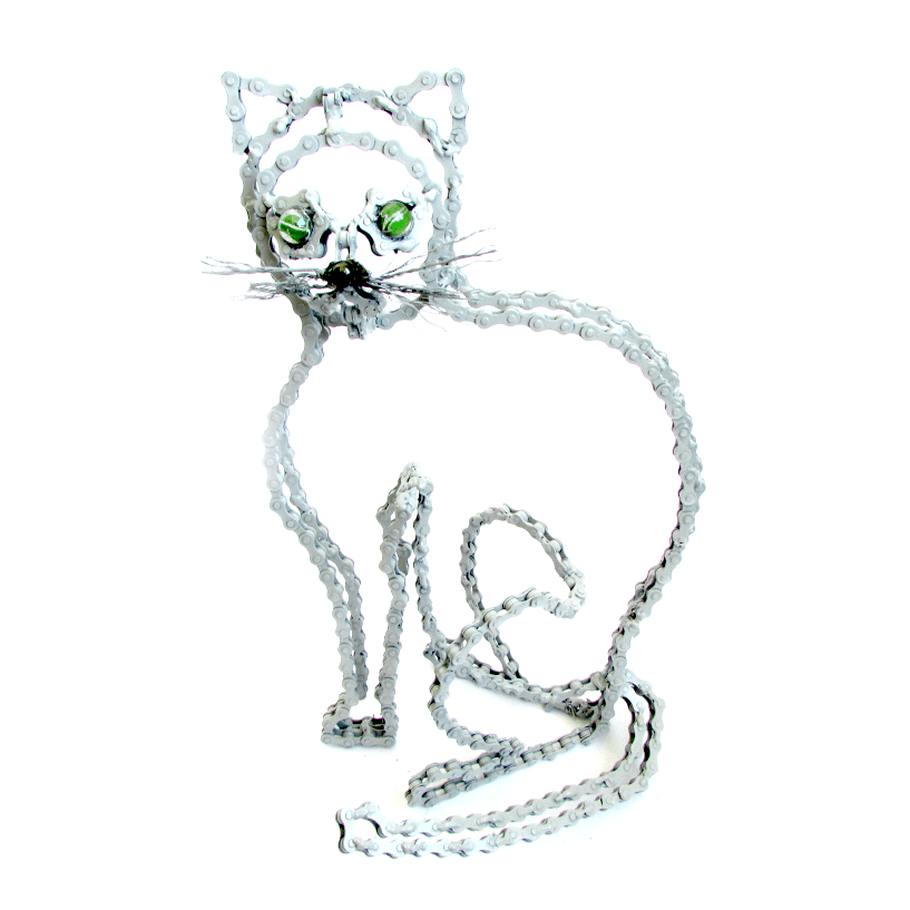 Cat Sculpture (Mitzi) | UNCHAINED by NIRIT LEVAV PACKER