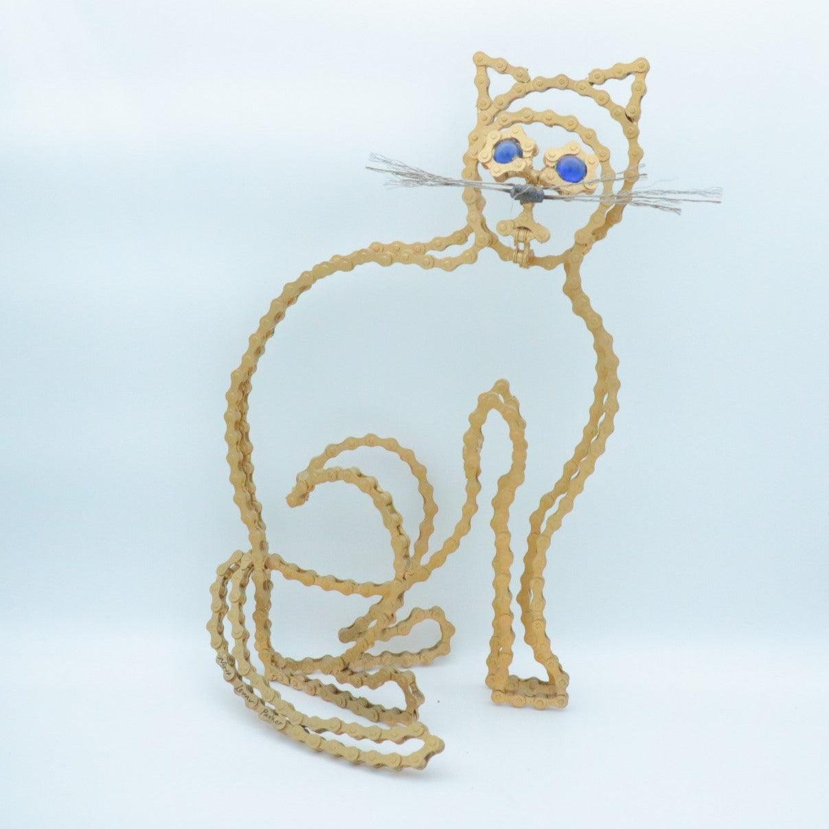 Cat Sculpture (Mitzi) | UNCHAINED by NIRIT LEVAV PACKER