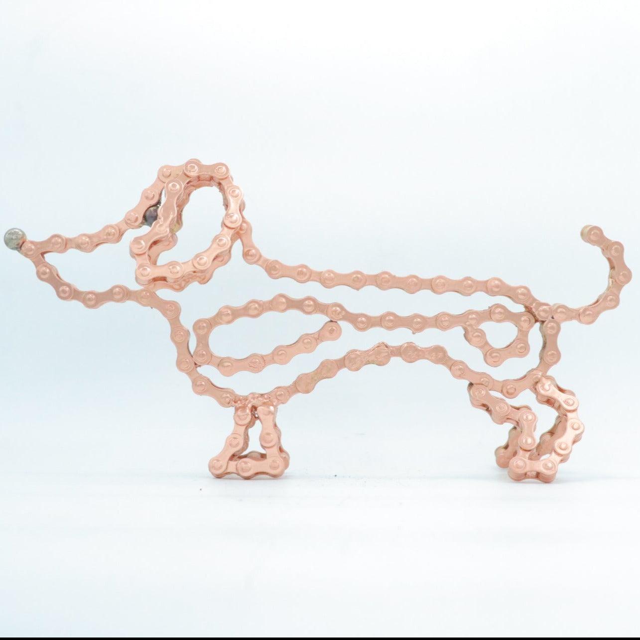Dachshund Sculpture (Hot Dog) | UNCHAINED by NIRIT LEVAV PACKER