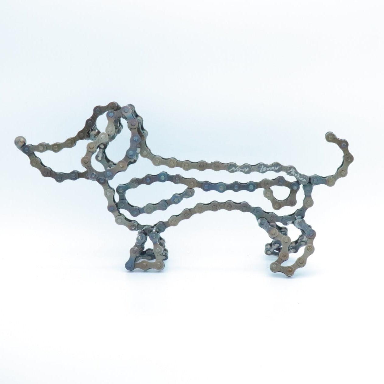 Dachshund Sculpture (Hot Dog) | UNCHAINED by NIRIT LEVAV PACKER