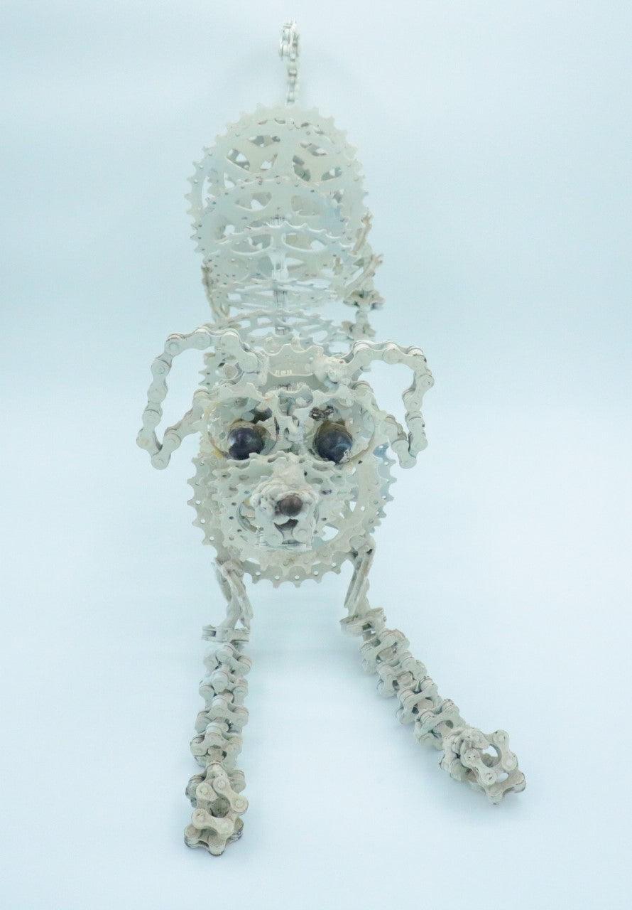 Dog Sculpture (Chika) | UNCHAINED by NIRIT LEVAV PACKER