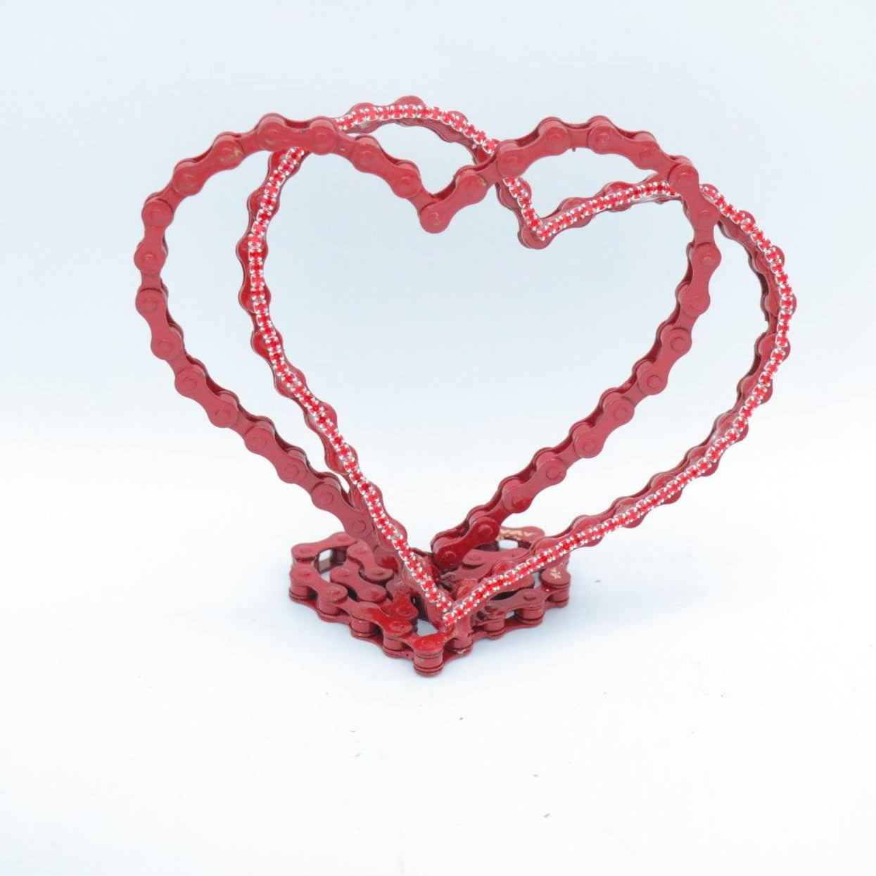 Double Heart Sculpture | UNCHAINED by NIRIT LEVAV PACKER