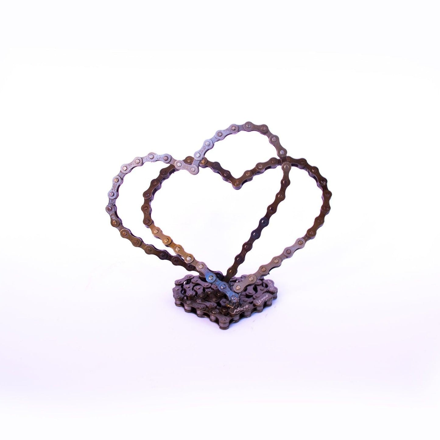 Double Heart Sculpture | UNCHAINED by NIRIT LEVAV PACKER