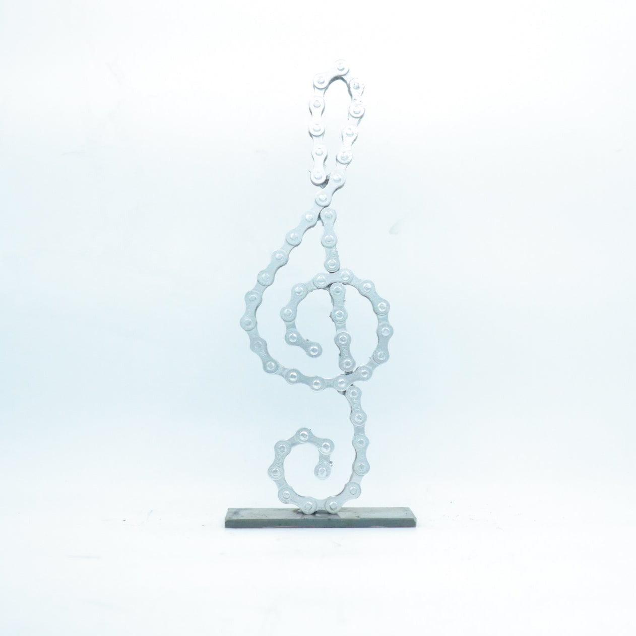 G clef Sculpture | UNCHAINED by NIRIT LEVAV PACKER