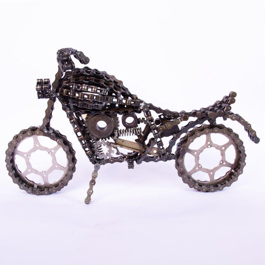 Motorcycle Sculpture | UNCHAINED by NIRIT LEVAV PACKER