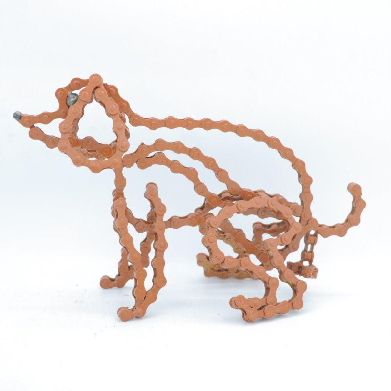 Pooping Dog Sculpture (Tuzzi) | UNCHAINED by NIRIT LEVAV PACKER