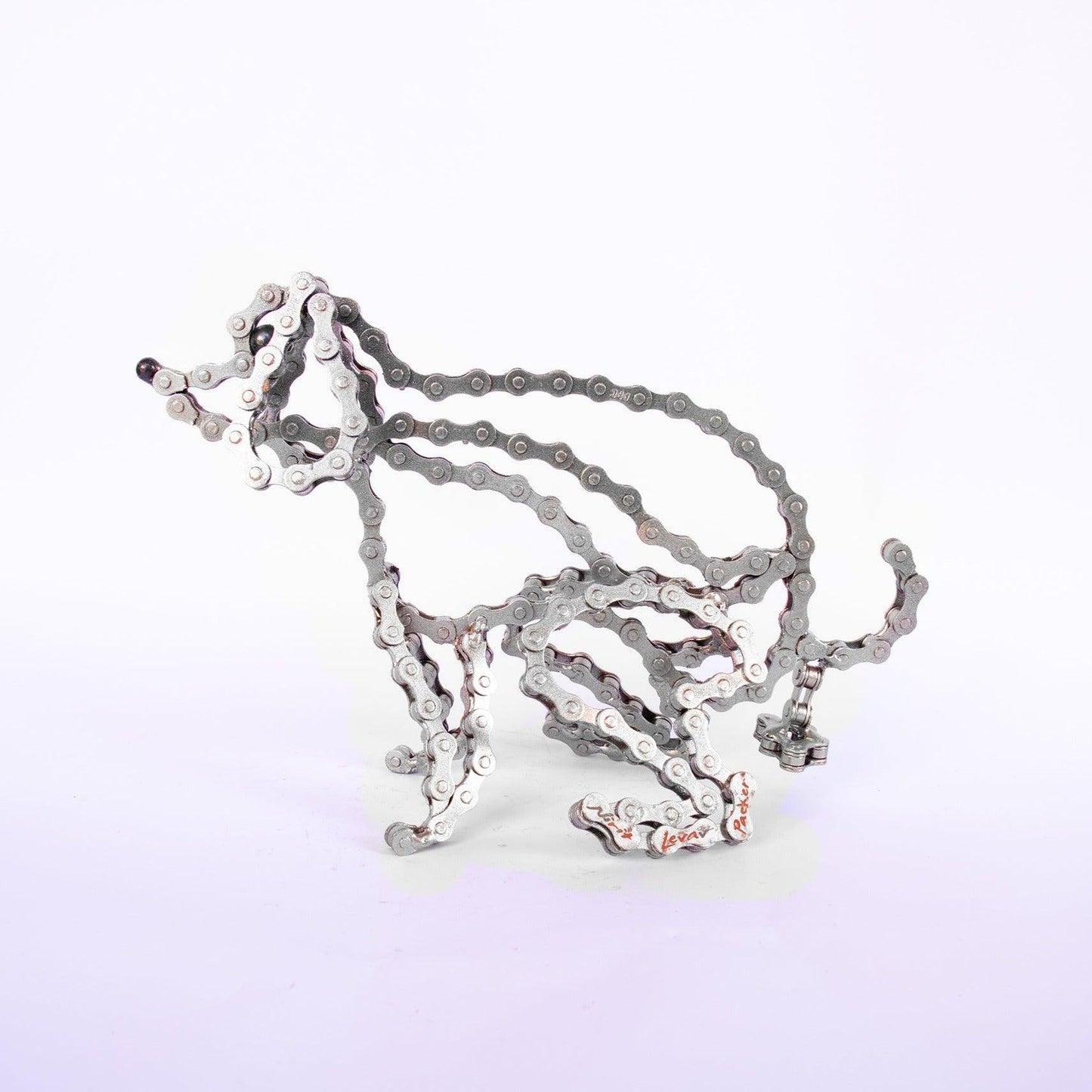 Pooping Dog Sculpture (Tuzzi) | UNCHAINED by NIRIT LEVAV PACKER