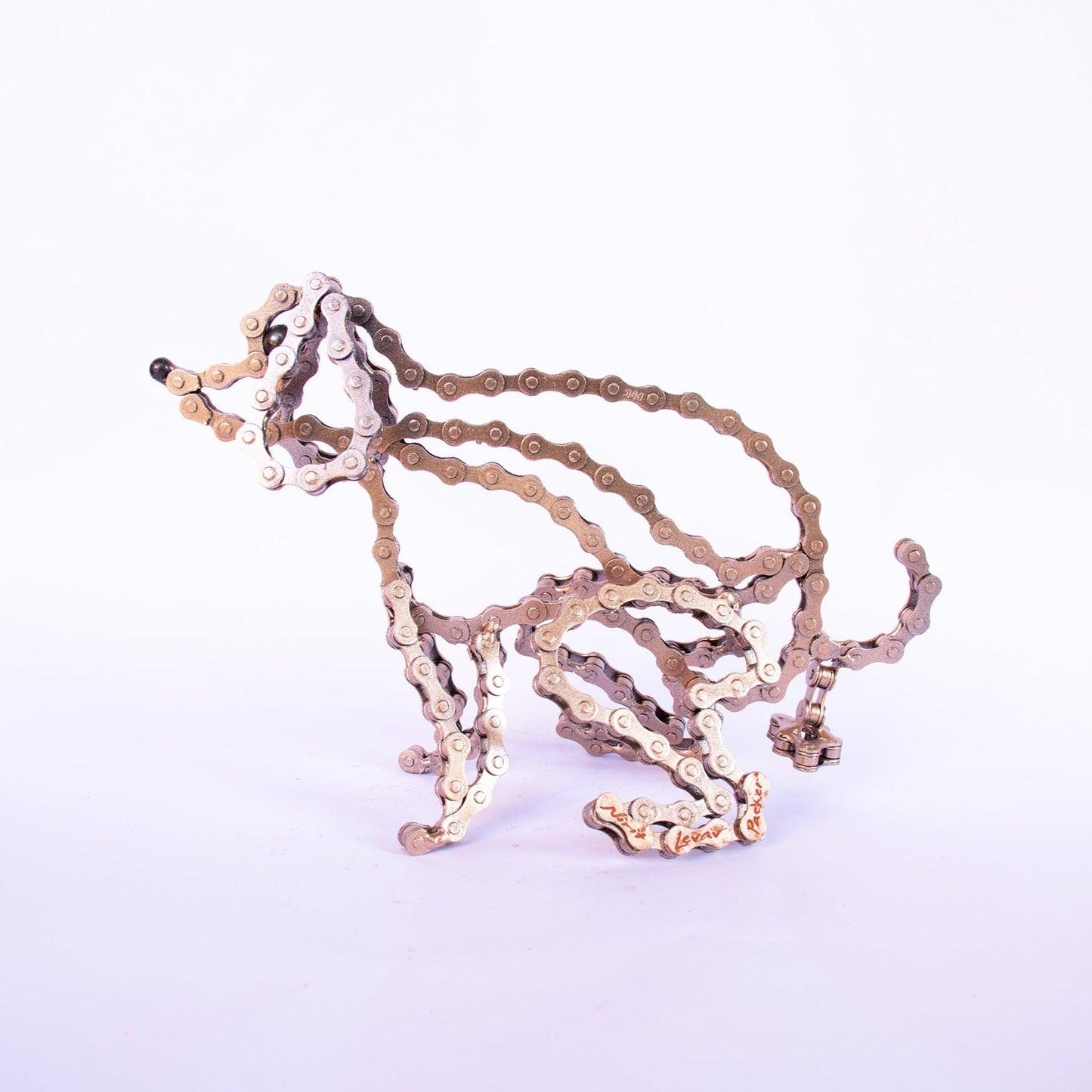 Pooping Dog Sculpture (Tuzzi) | UNCHAINED by NIRIT LEVAV PACKER