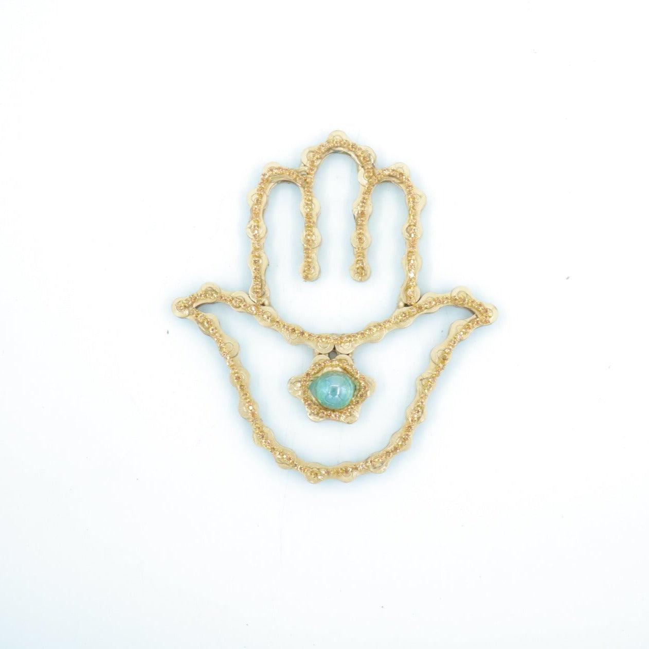 Shimmering Hamsa Sculpture | UNCHAINED by NIRIT LEVAV PACKER