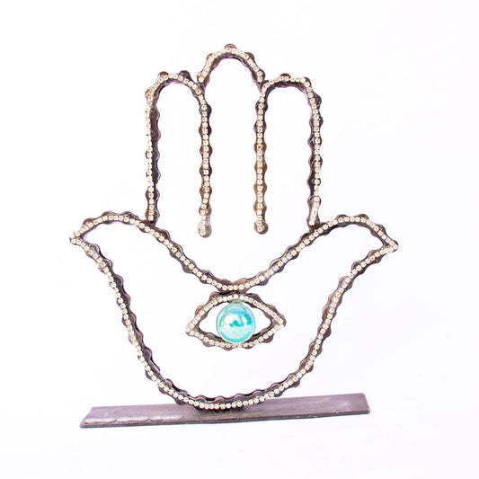 Shimmering Hamsa Sculpture | UNCHAINED by NIRIT LEVAV PACKER