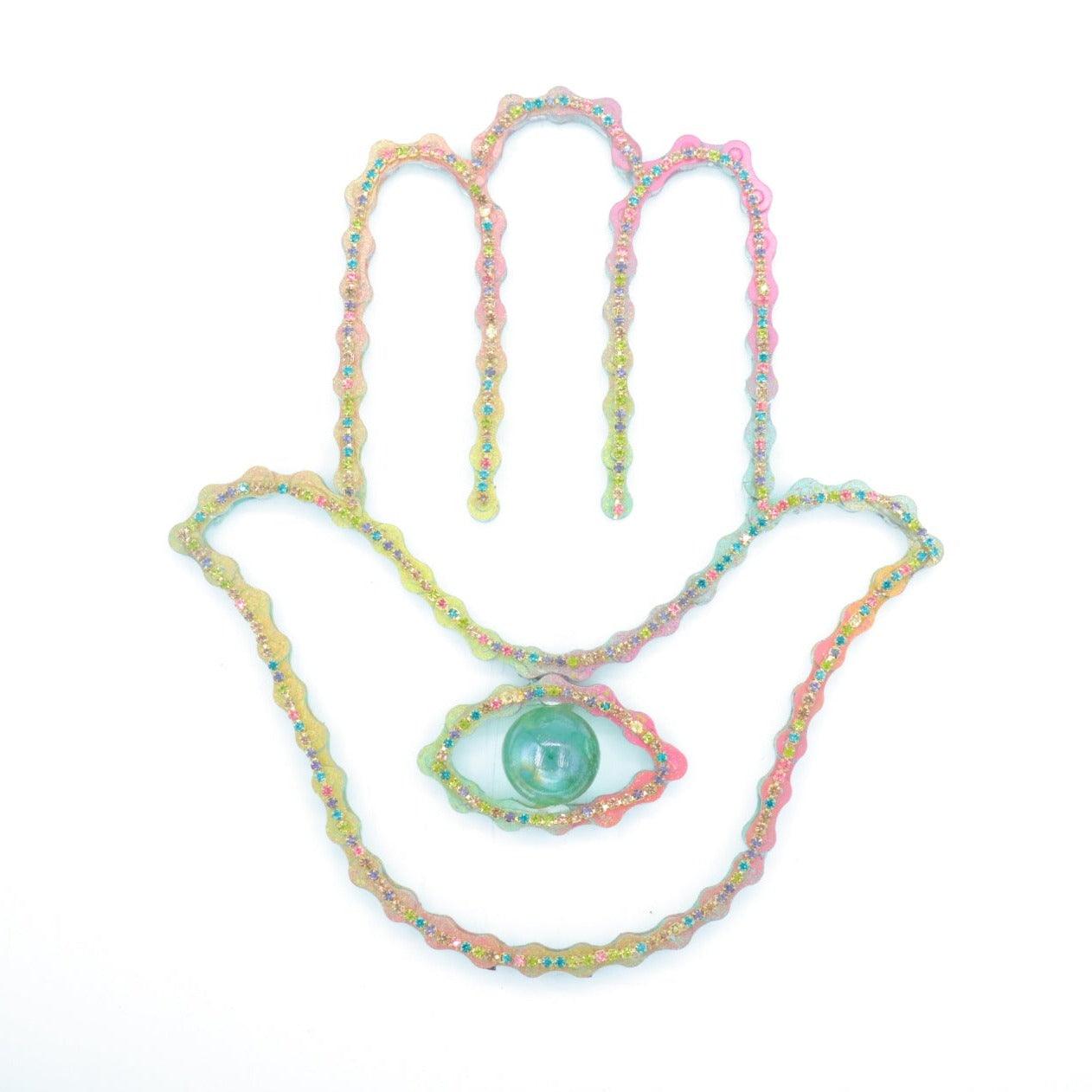 Shimmering Hamsa Sculpture | UNCHAINED by NIRIT LEVAV PACKER