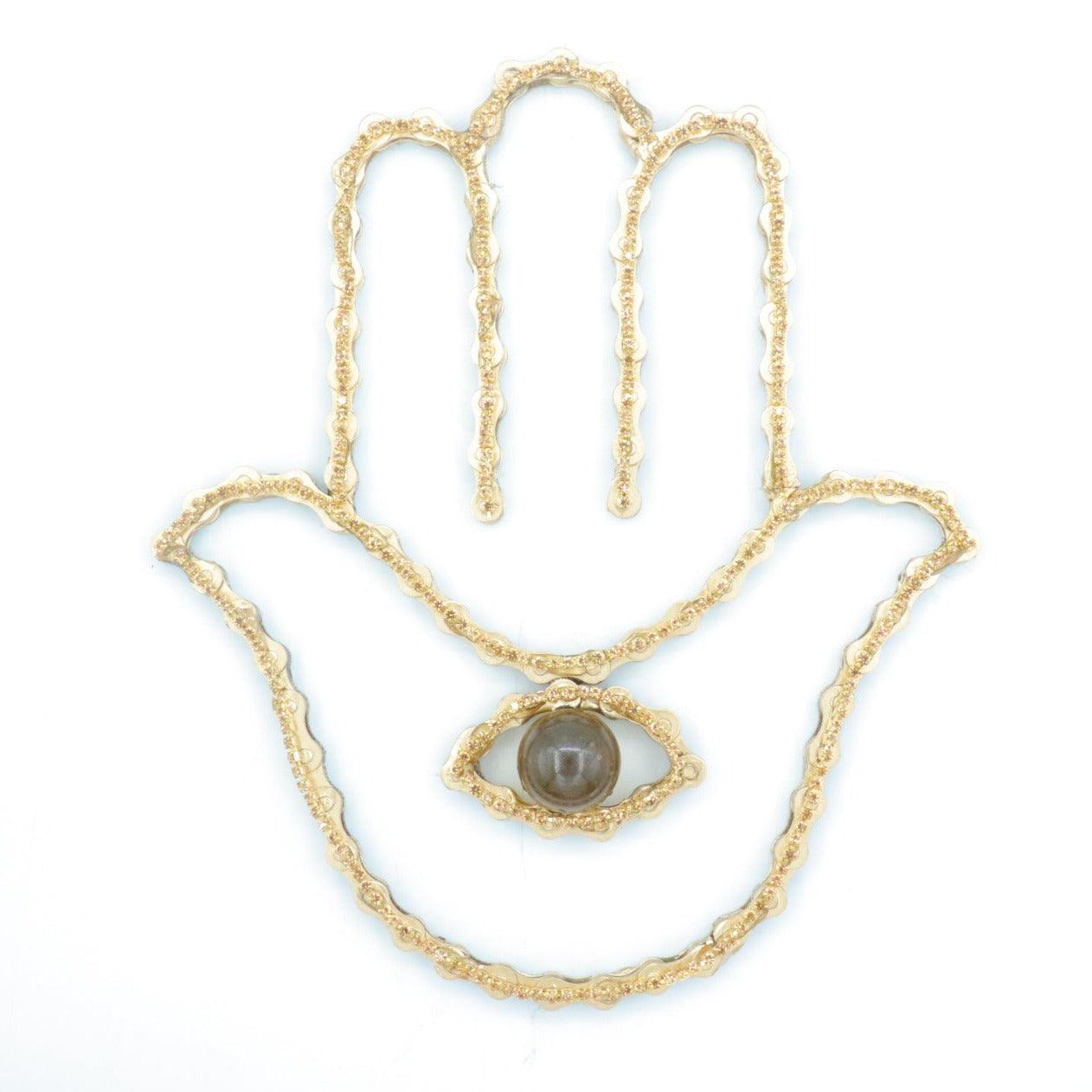 Shimmering Hamsa Sculpture | UNCHAINED by NIRIT LEVAV PACKER