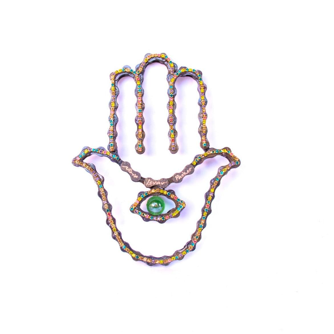 Shimmering Hamsa Sculpture | UNCHAINED by NIRIT LEVAV PACKER